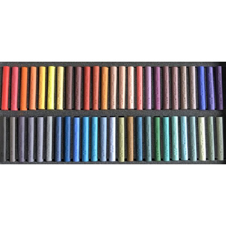 Etuis cartonnés de 50 pastels assortis Sélection Claude TEXIER - Complément 2