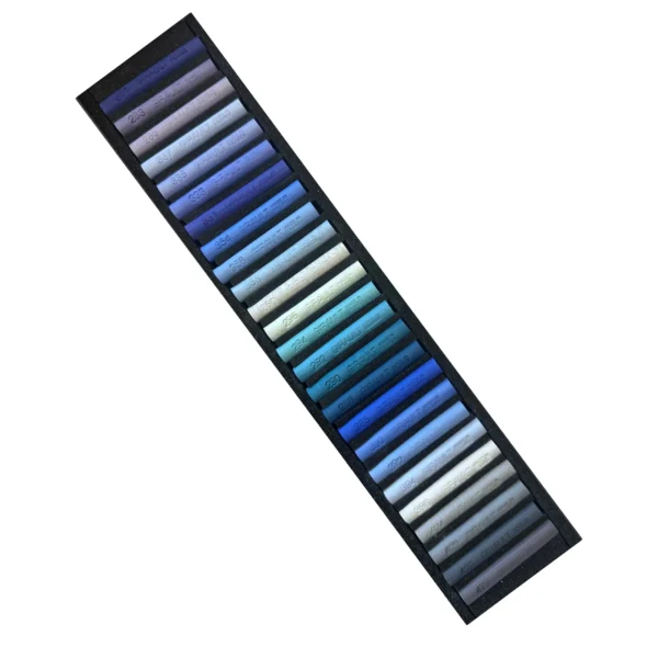 etui cartonné 25 bleu