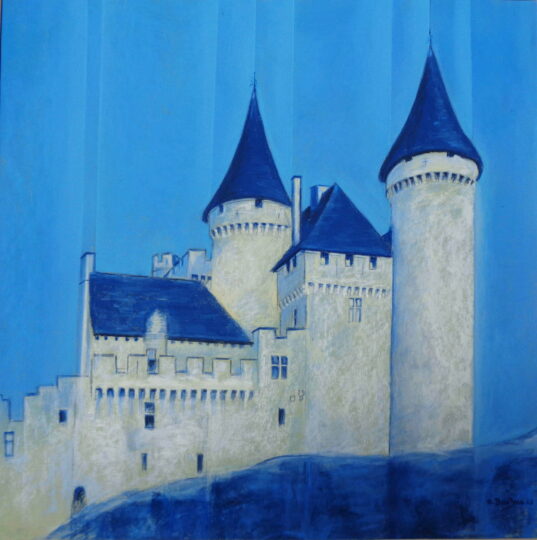 Château de Puymartin — 52x52 cm