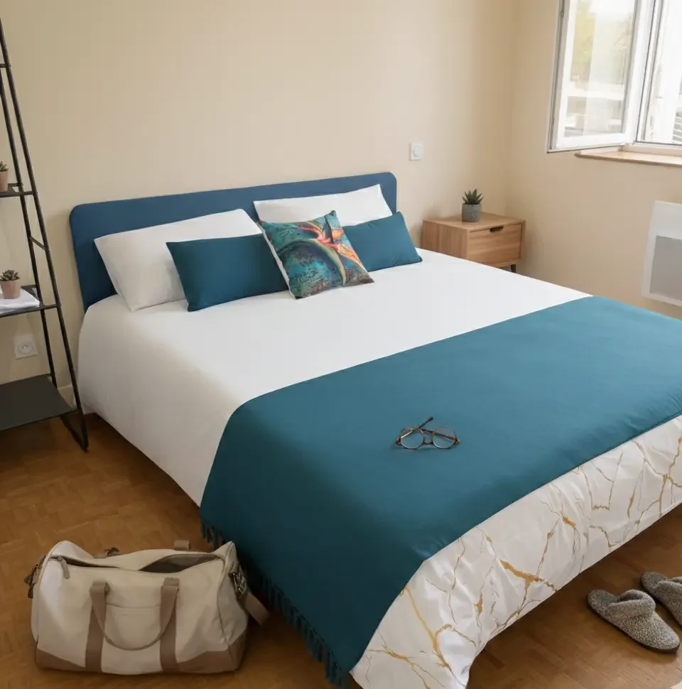 Pastels Girault Appartement l'Artiste - Chambre double