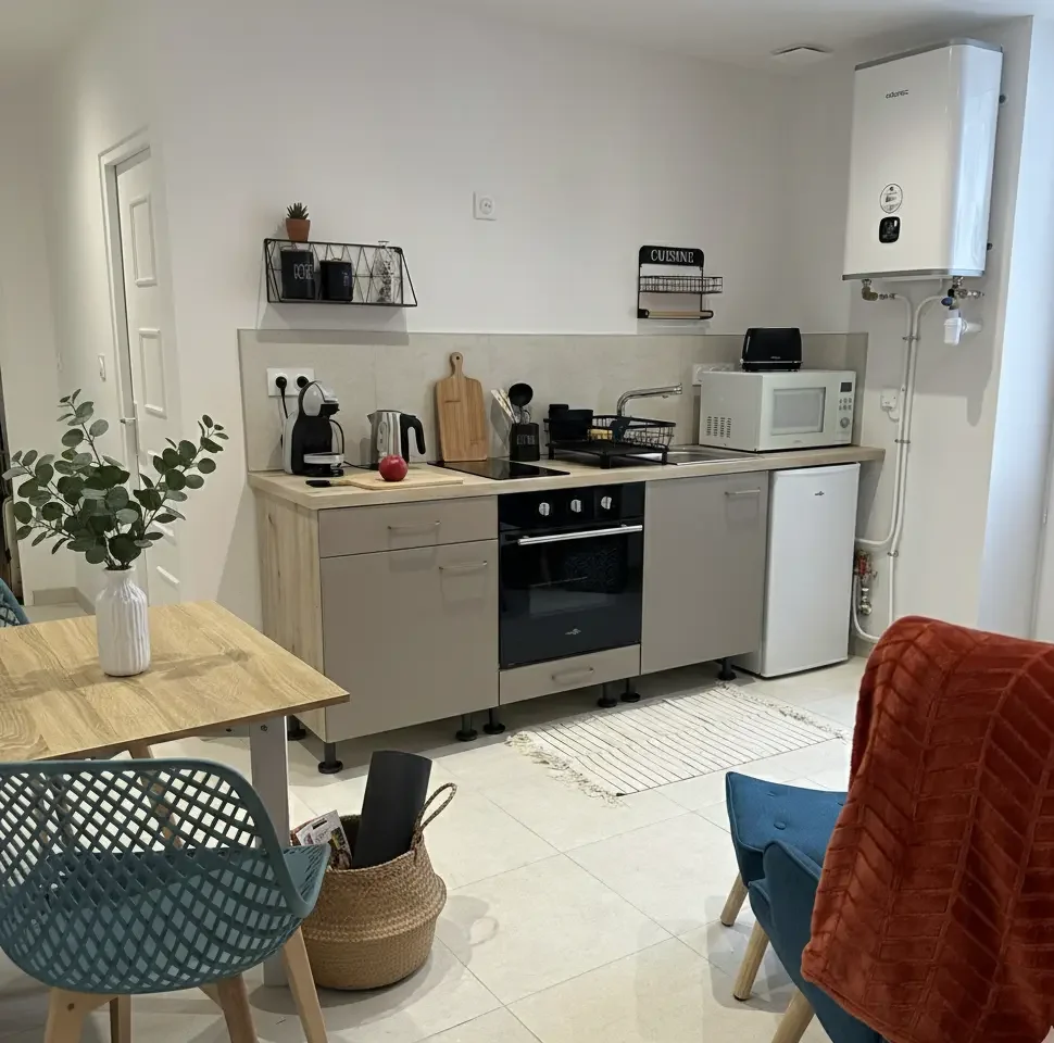 Pastels Girault Appartement l'Artiste - Cuisine