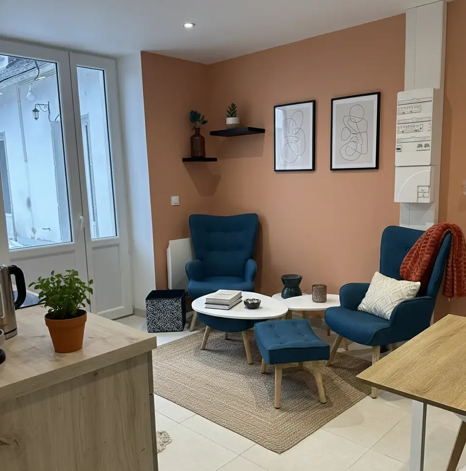 Pastels Girault Appartement l'Artiste - Salon